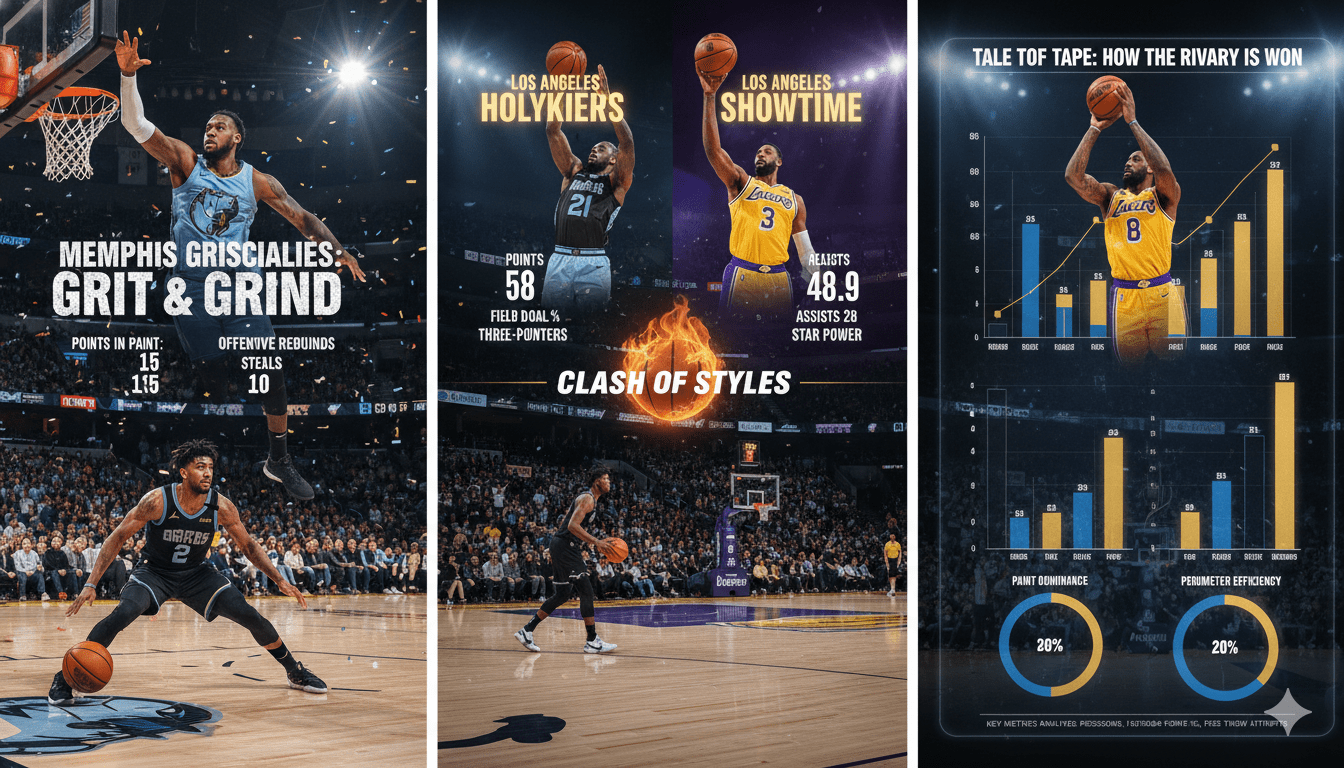 Memphis Grizzlies vs Lakers Match Player Stats
