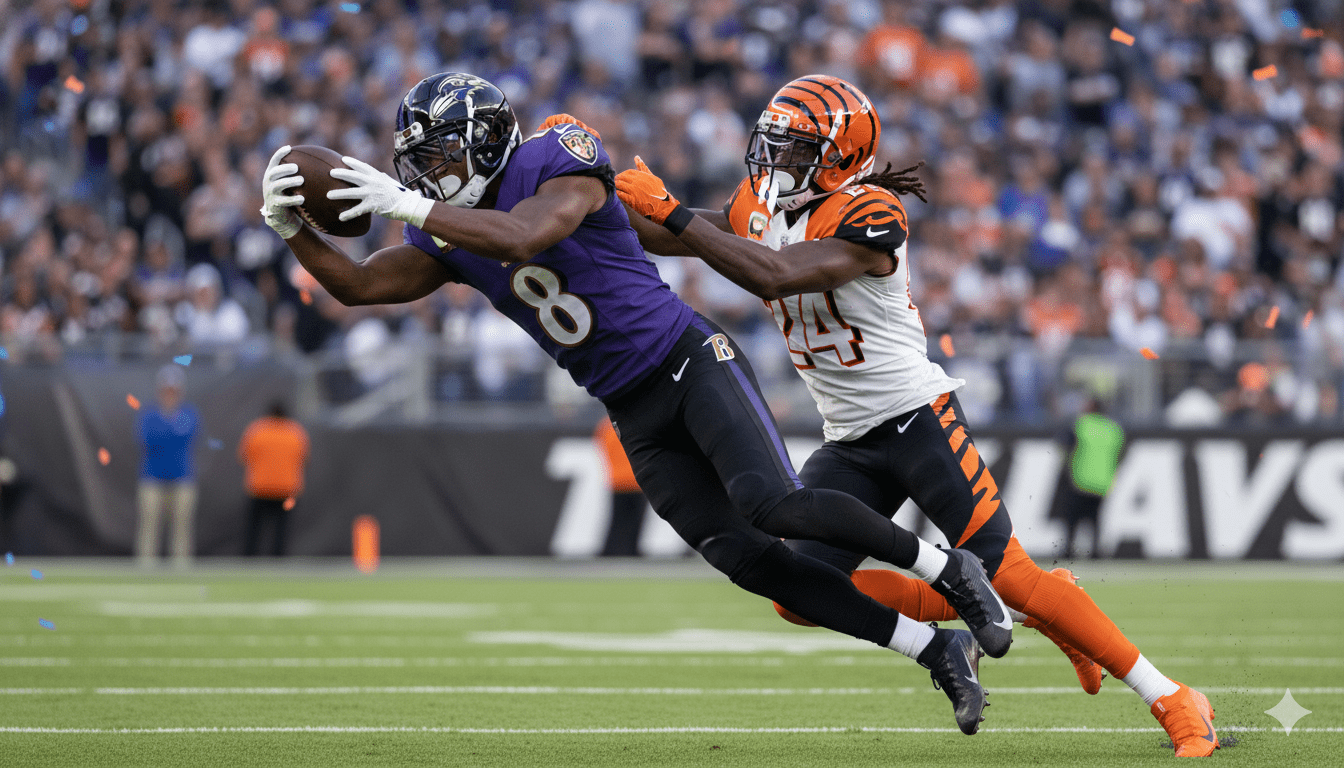 Baltimore Ravens vs Bengals Match Player Stats