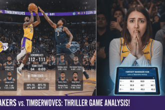 Lakers vs Timberwolves Match Player Stats