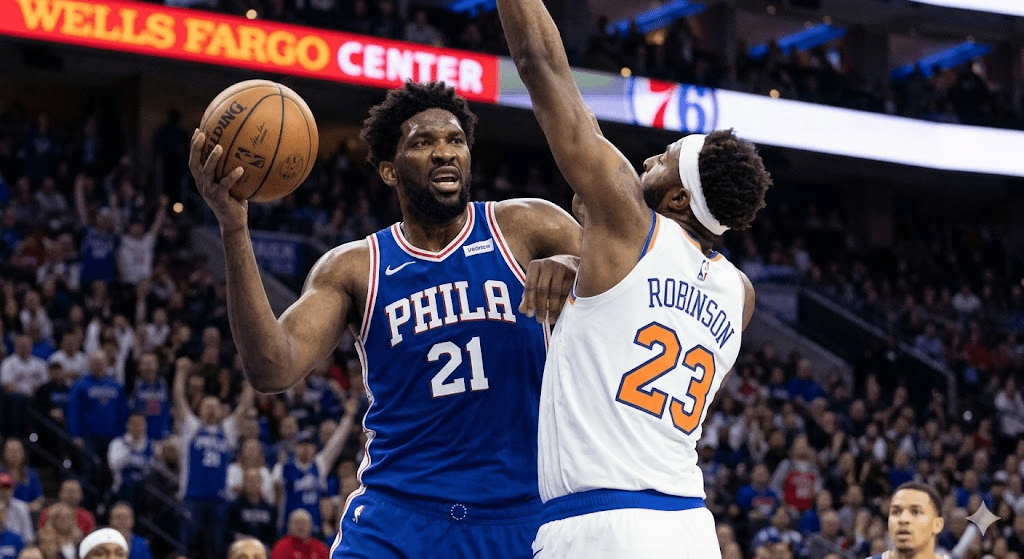 76ers vs Knicks Match Player Stats
