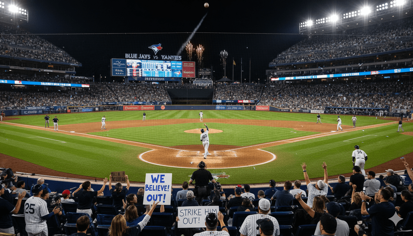 Toronto Blue Jays vs Yankees Match Player Stats