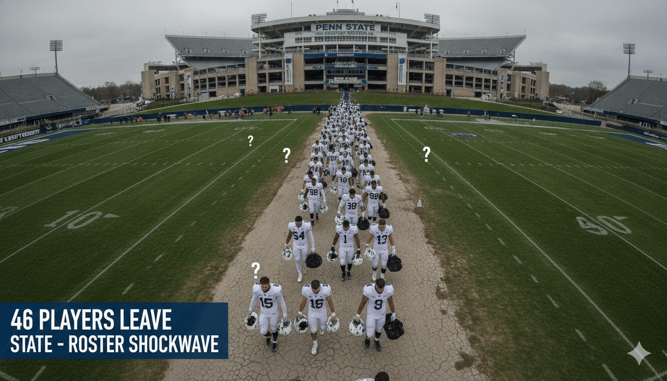 46 Players Leave Penn State