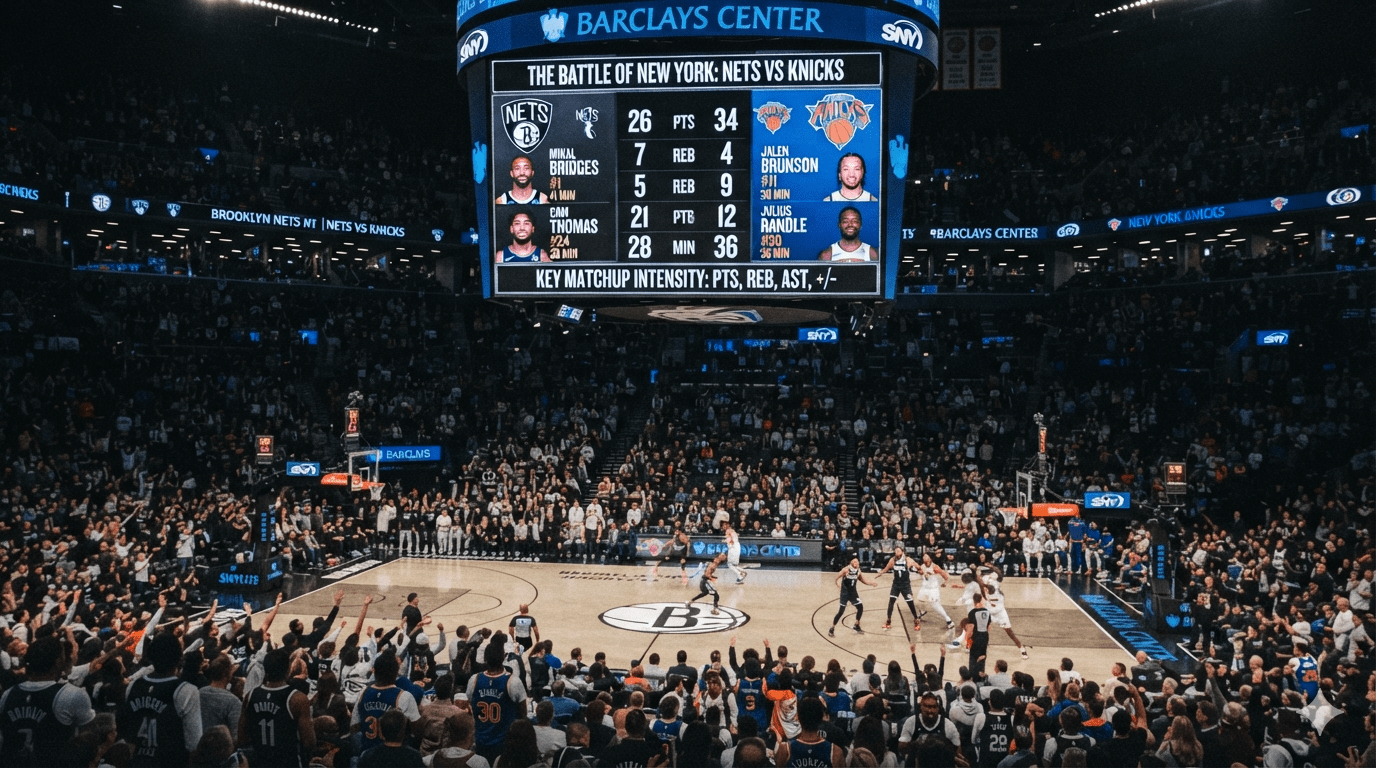 Brooklyn Nets vs Knicks Match Player Stats