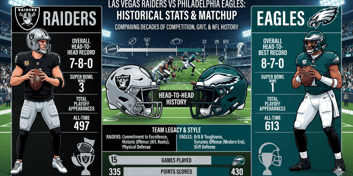 Las Vegas Raiders vs Philadelphia Eagles Stats