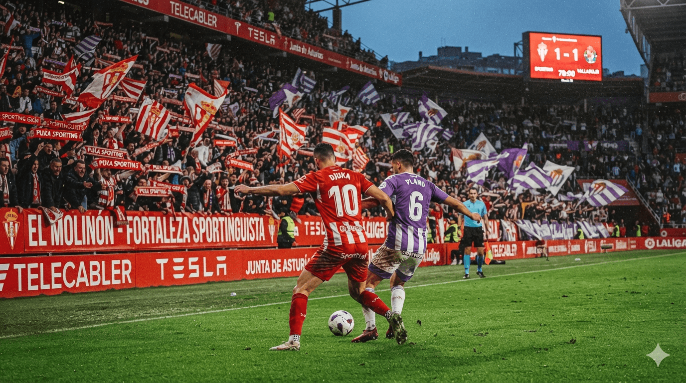 Sporting Gijón vs Valladolid